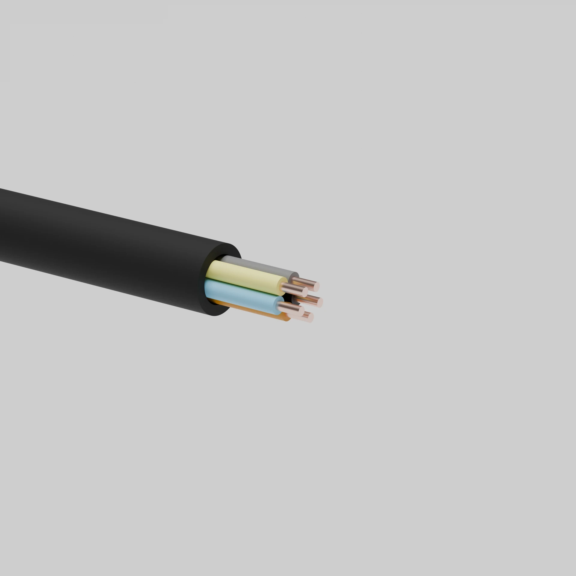 Кабель ВВГнг-LS 5х2,5 мм2, чорний GAL-KAT